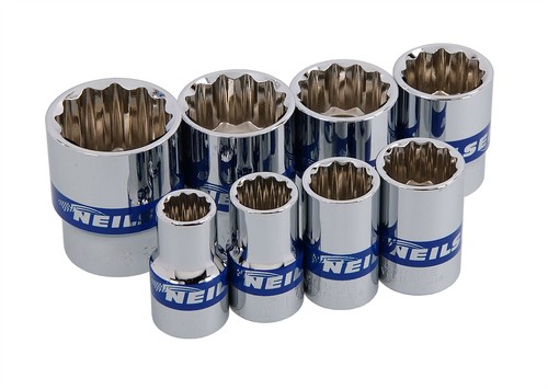 9pc whitworth sockets rail - 9pc,