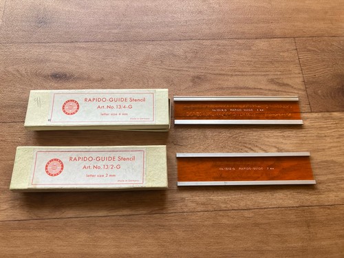 Vintage rotring rapido guide - rotring,
