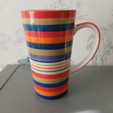 Whittard Tall Latte Mug Striped