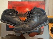 Timberland Euro Rock Boots Mens dark navy  UK 11 leather Mid Hiker walk?