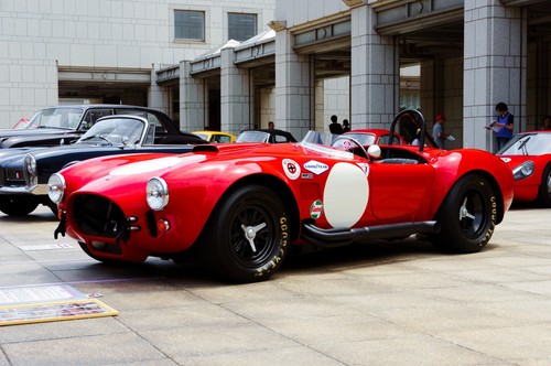 Cobra 427 car show - ac,
