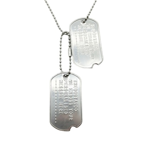 Pair set personalised - set, tags