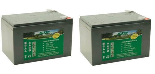 Pair 12v 12ah haze gel - of,