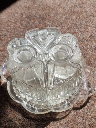 Art deco glass - art, condiment