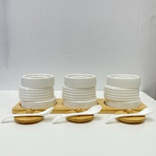 Set of 3 Ceramic Jars with