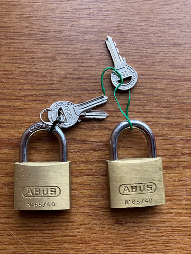 Abus 40 brass padlocks - x,