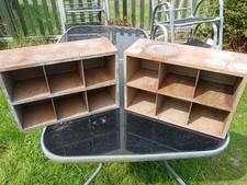 2 X 6 PIGEON HOLE METAL CABINETS SIZE 20 INCH LONG  X 13 INCH HIGH X 8 INCH DEEP