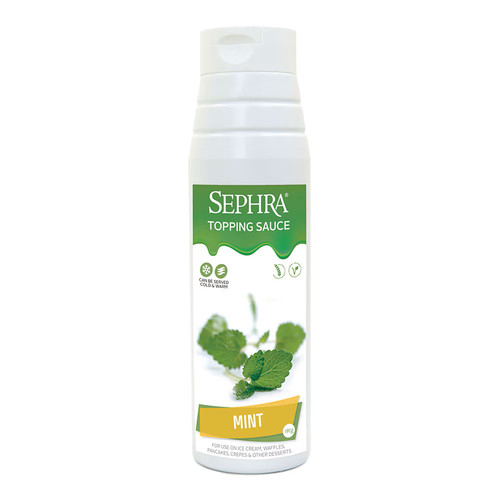 Sephra mint topping sauce 1kg - topping,