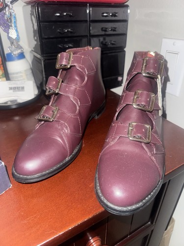 Troupe boots burgundy - boots,