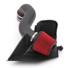 BLACK COLD INTAKE AIR INDUCTION KIT FOR VW GOLF MK7 FACELIFT GTI R 2.0 TSI 15-20