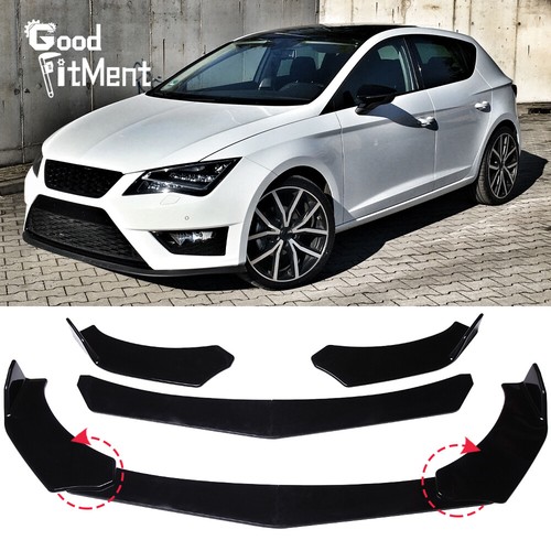 Glossy front bumper chin lip - front,
