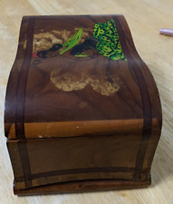 VINTAGE WOODEN DECORATED SWISS