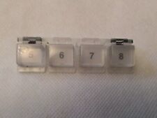 Tyros1 - Clear (Crystal) Buttons No 5,6,7,8 Set Yamaha Tyros