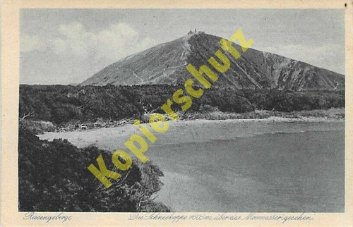 Krkonoše postcard sněžka - postcard,