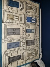 Terrance Conran Cushion Cover  For M&S Home Blue Door Designs Rectangular (3)