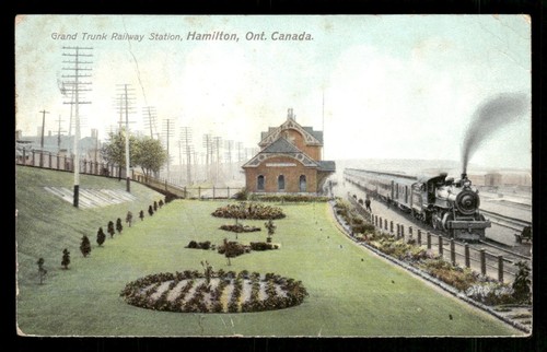 Postcard grand trunk railway - grand,