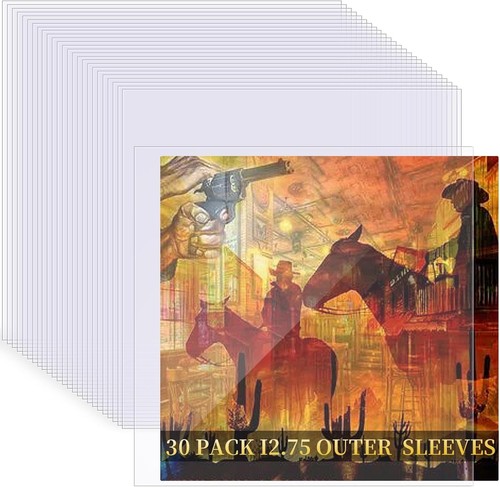 Plastic outer sleeves vinyl - 30,