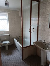 1970s Ideal Standard Vintage Avocado Green 3 piece Bathroom Suite  Retro Screen 