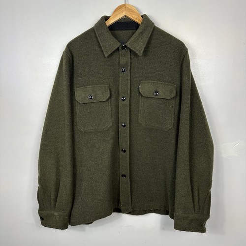 Schott nyc wool overshirt - wool,