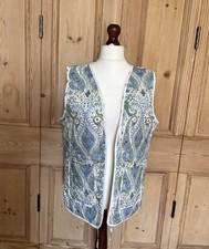Joules White Blue Paisley