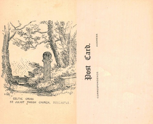 Vintage postcard st juliot - vintage,