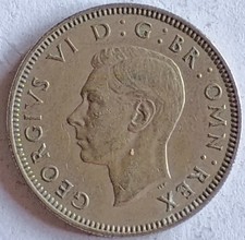 1950 George VI Scottish - One Shilling coin
