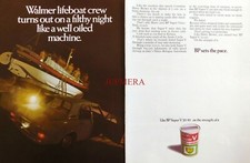 Ford 'Mk.11 Cortina' BP Motor Oil 1969 WALMER LIFEBOAT CREW Advert: 657-145