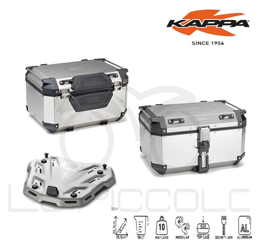 Kappa aluminium suitcase - kappa,