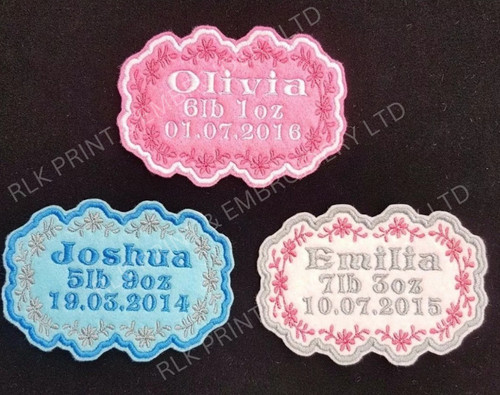 Personalised embroidered name - personalised,