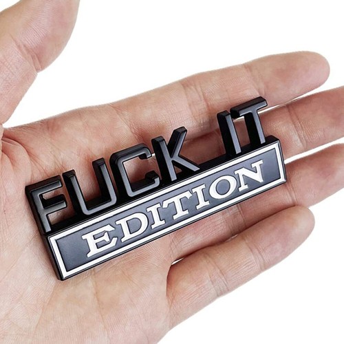 Fuck edition logo car - edition,