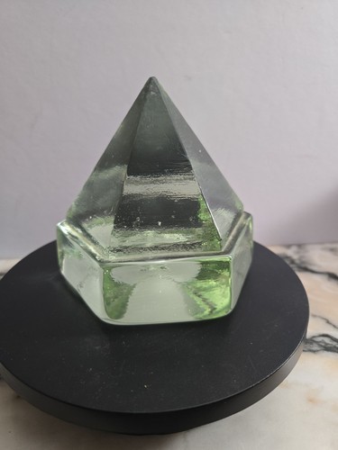 Vtg glass ships deck prism - vtg,