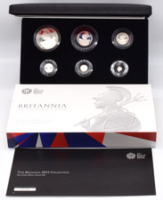 Coin Silver Proof Britannia Four Coin Set 2011 1oz - 1/10oz Auct