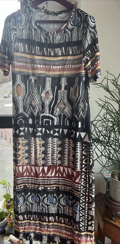 Zara maxi dress ethnic - zara, pattern