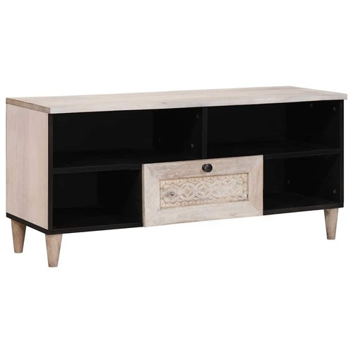 Solid mango wood cabinet - solid,