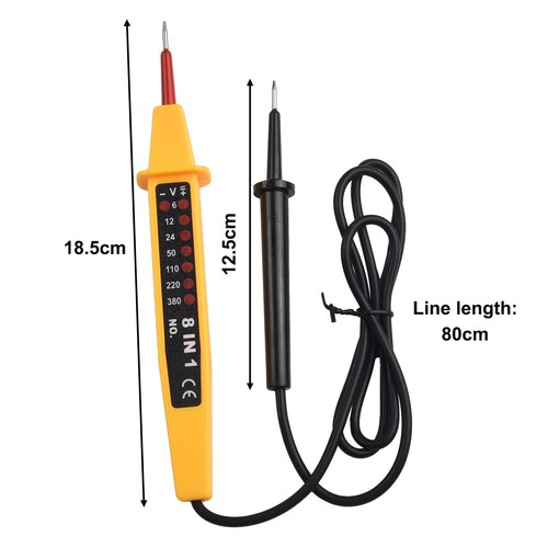 Electrical voltage tester - voltage,