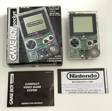 Nintendo game boy - pocket, clear