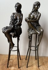French Art Deco Bronze Pair