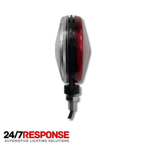 Red white led - red/white, lollipop