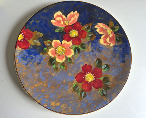 Royal doulton floral charger - royal,