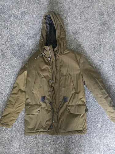Zara mens coat green - coat,