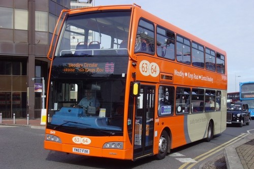 Reading buses 849 bus - reading, no.849