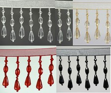 Organza Teardrop Beaded