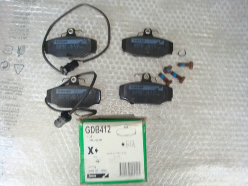 Rear brake pads - pads, lucas