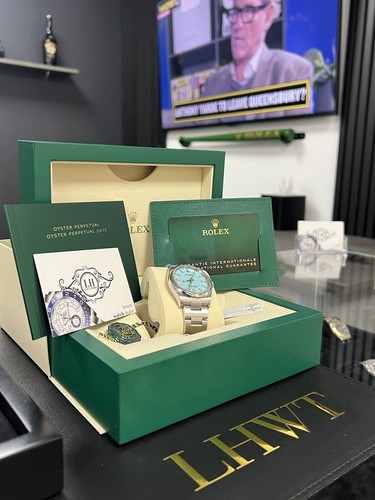 Rolex tiffany oyster perpetual - rolex,