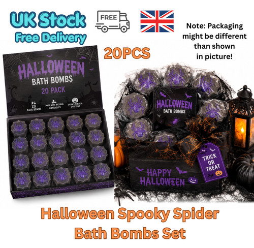 Halloween spider bath - spider,