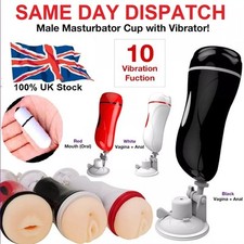 Male Vibrating Masturbator Cup