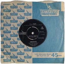 P.J. Proby Somewhere 7" Single