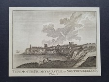 Antique 1786 print - Tynemouth