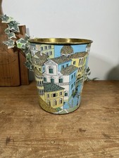 Vintage Metal Planter Waste