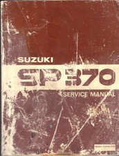 SUZUKI SP370 TRAIL BIKE,DR370 ENDURO 1978,1979 ORIGINAL FACTORY WORKSHOP MANUAL
